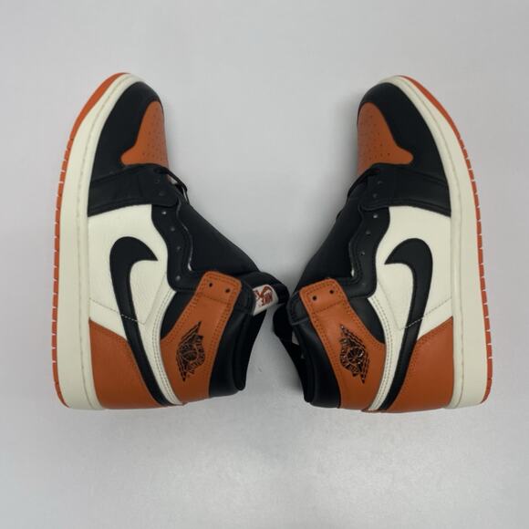 Air Jordan 1 Retro High OG Shattered Backboard 2025 Size 9 Men Orange Black